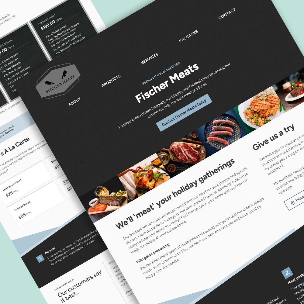 fischer meats website